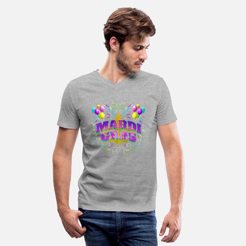 Logo With Ballons and Fleur De Lis For Mardi Gras