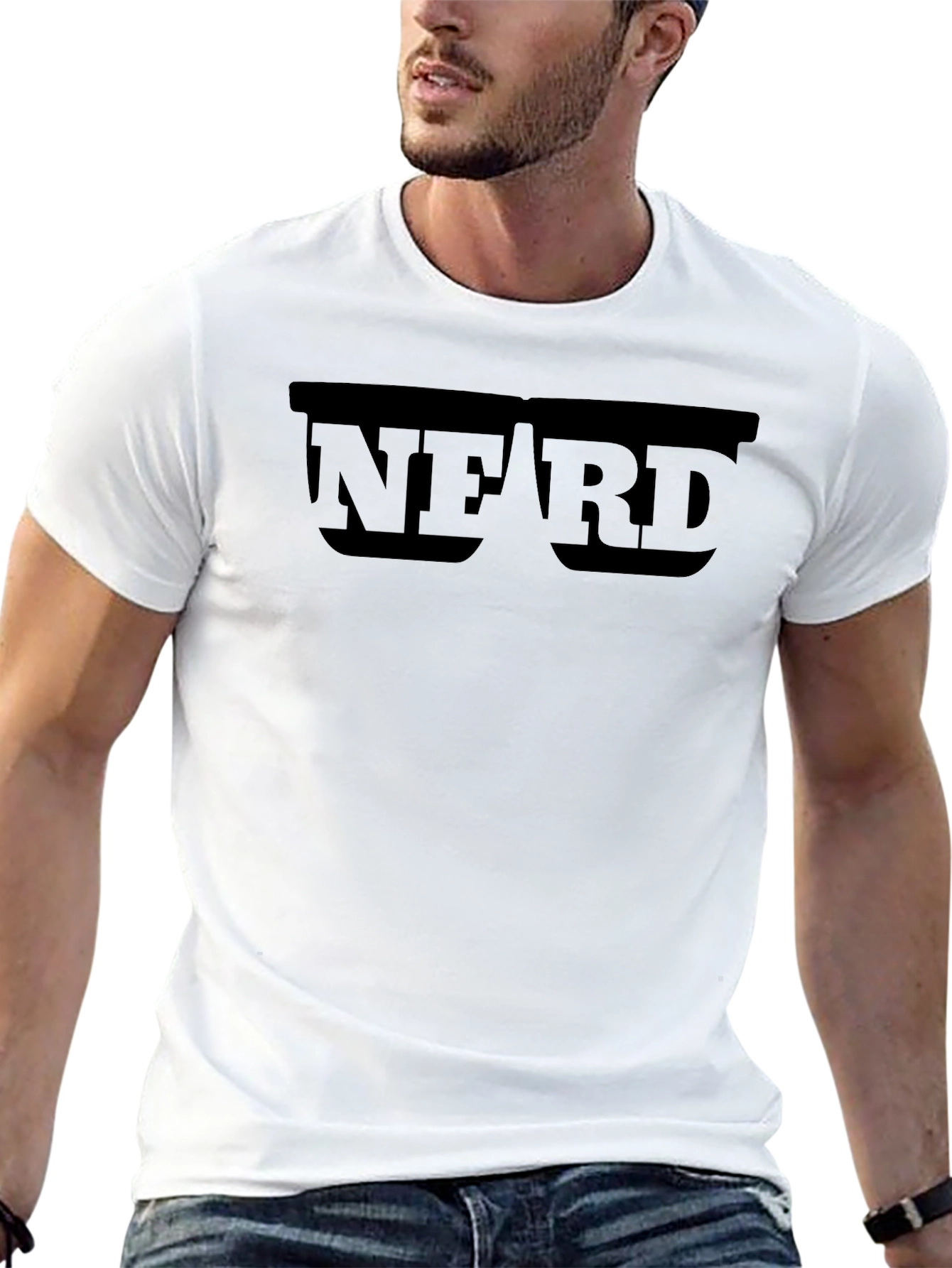 Nerd Sunglasses Graphic T-Shirt - Cool Geek Style