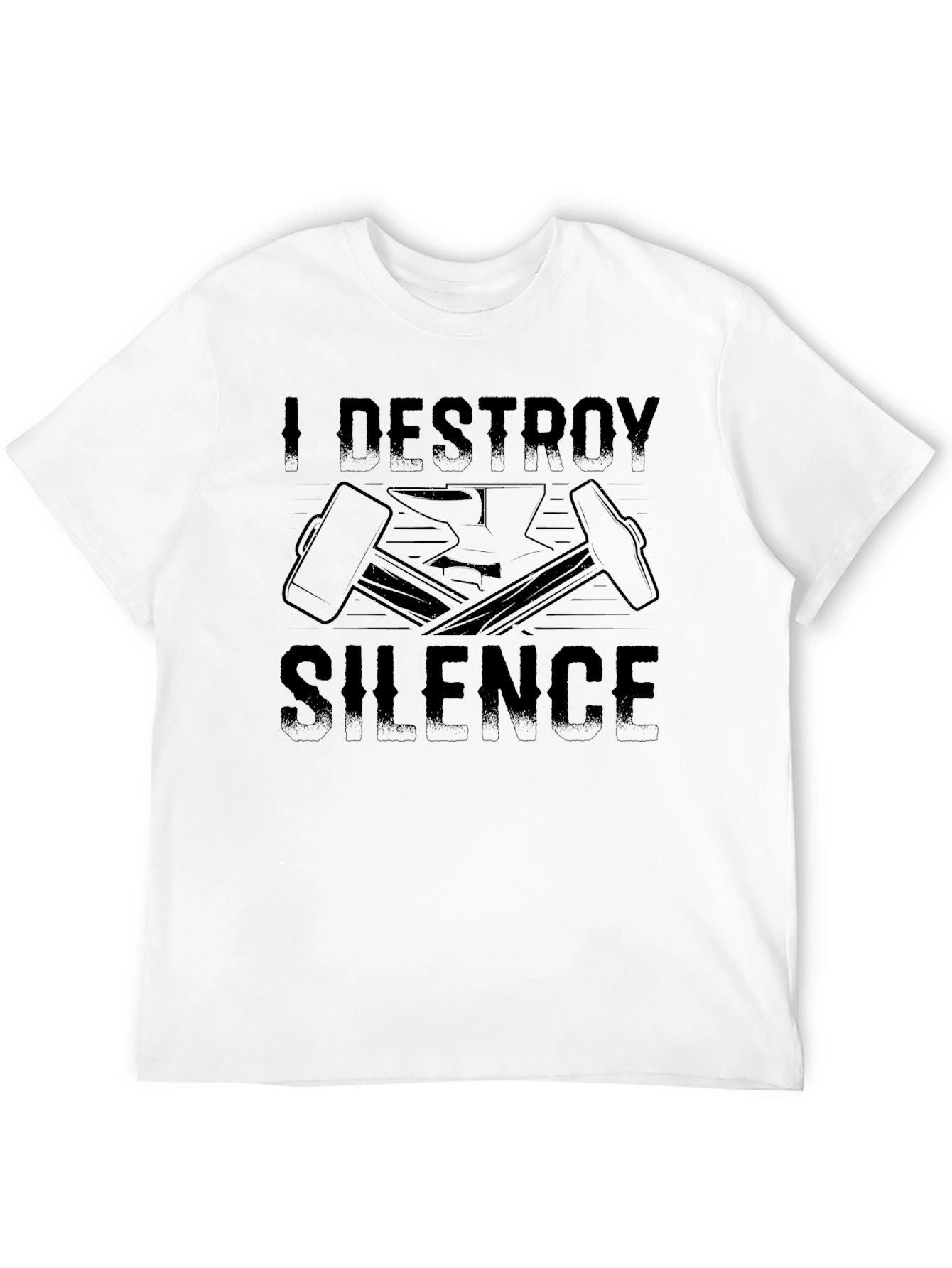 I Destroy Silence Blacksmith T-Shirt