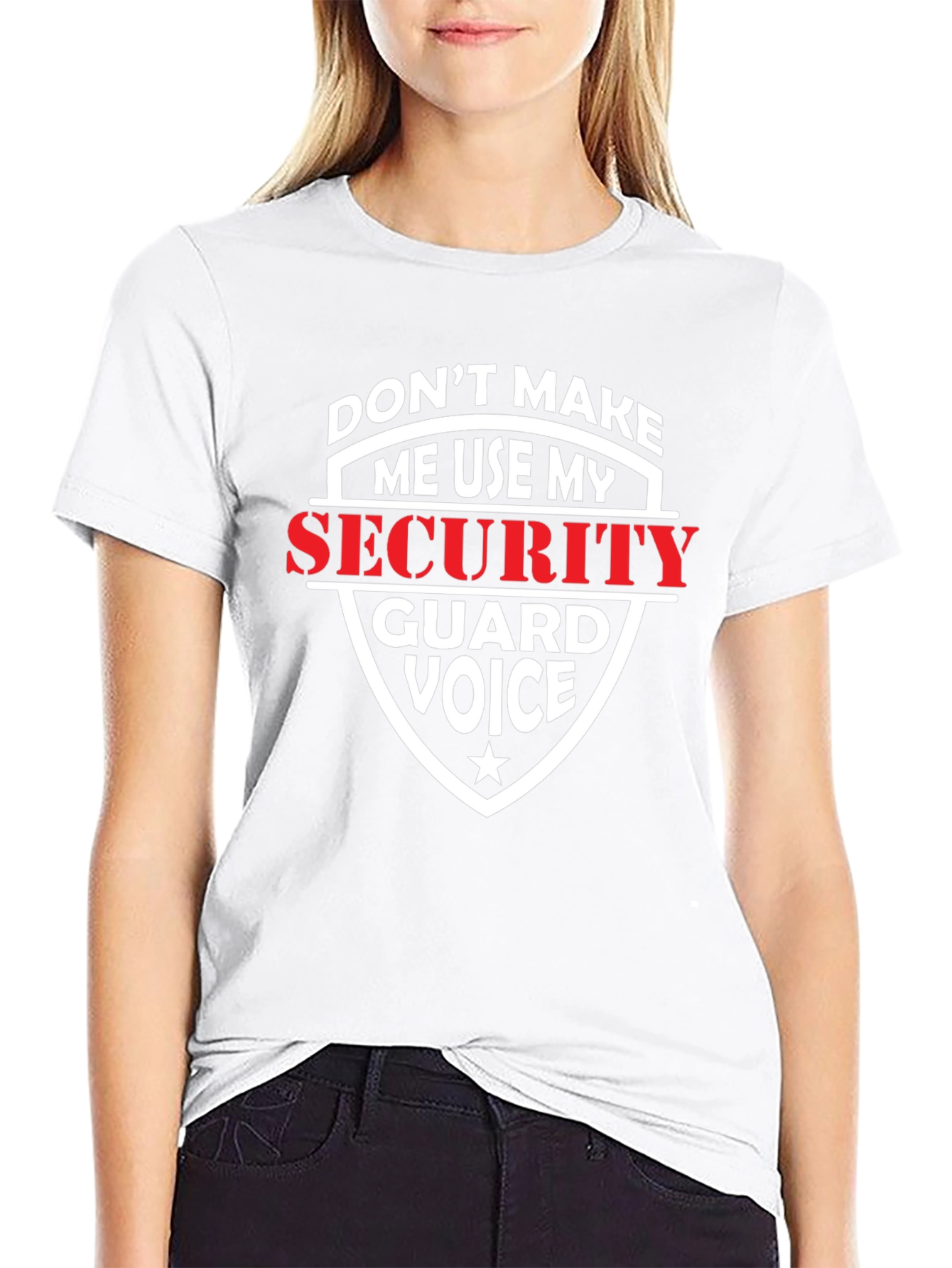 Security Guard Voice Graphic T-Shirt