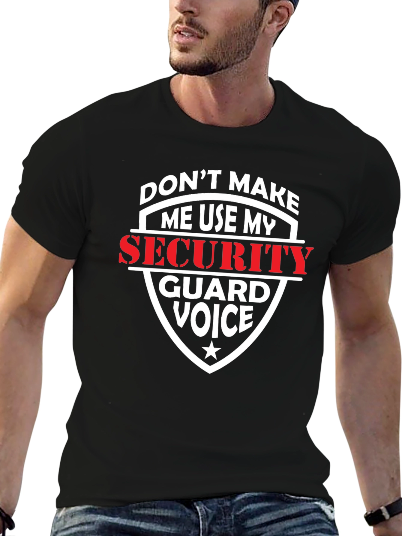 Security Guard Voice Graphic T-Shirt