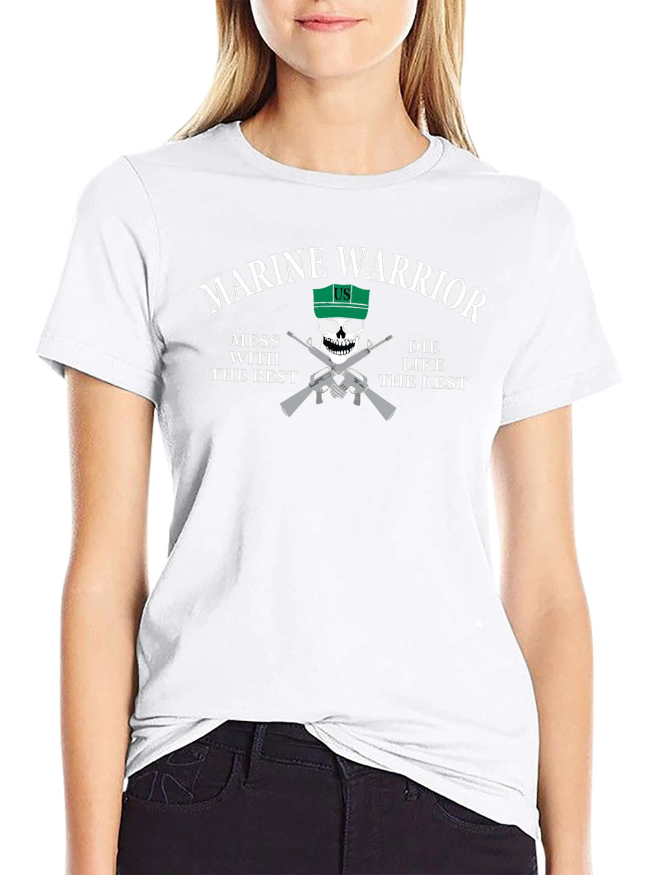 Marine Warrior Graphic T-Shirt