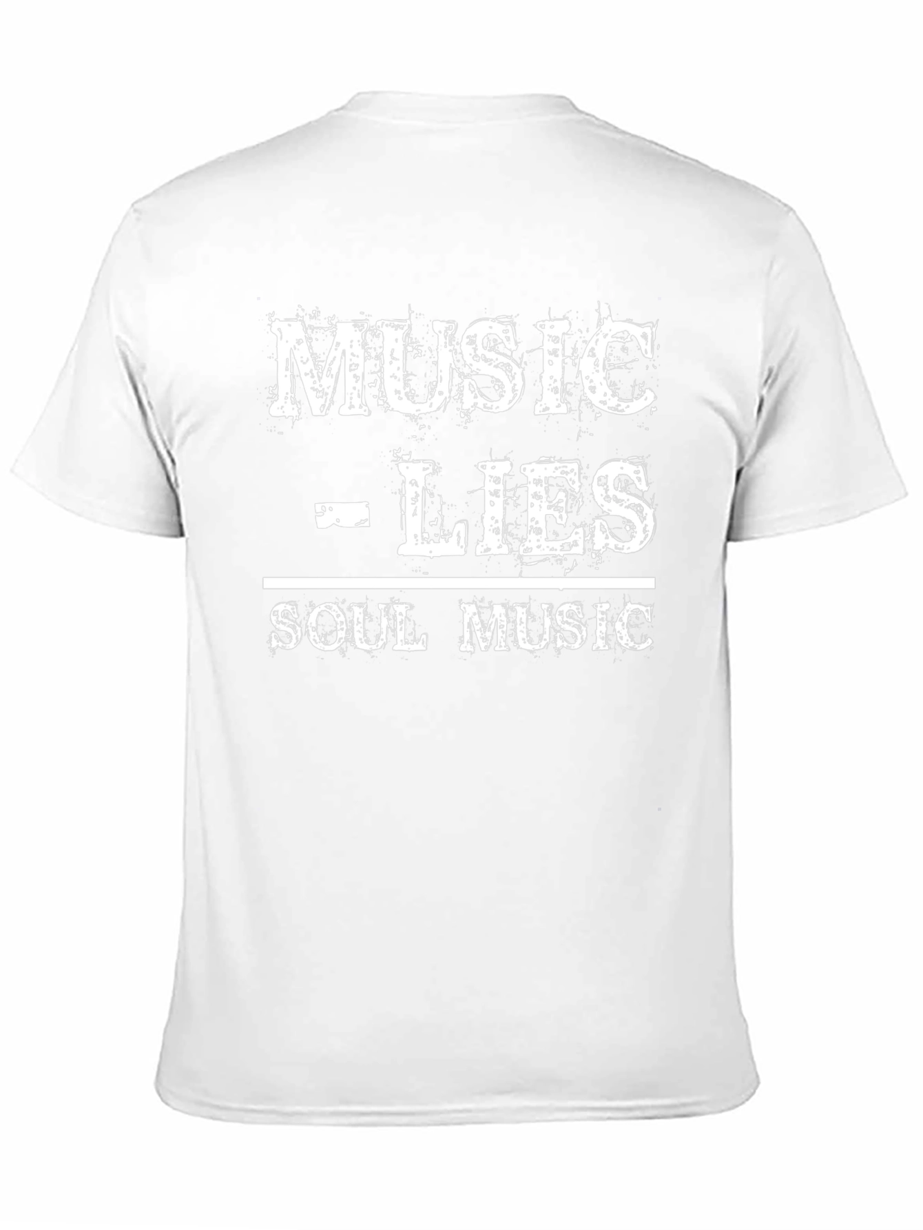Music Lies Soul Music Black Graphic T-Shirt