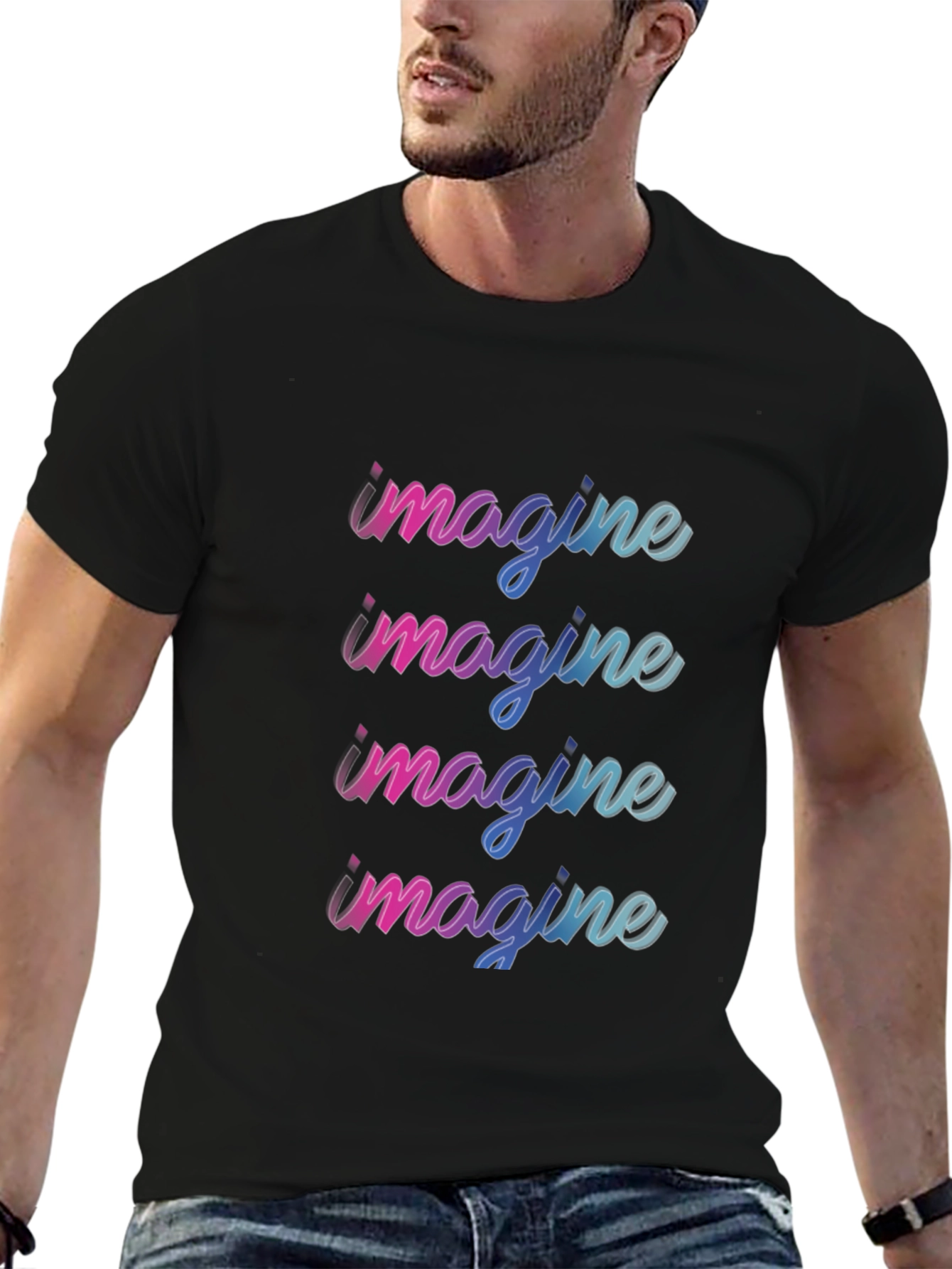 Imagine T-Shirt - Stylish Graphic Tee