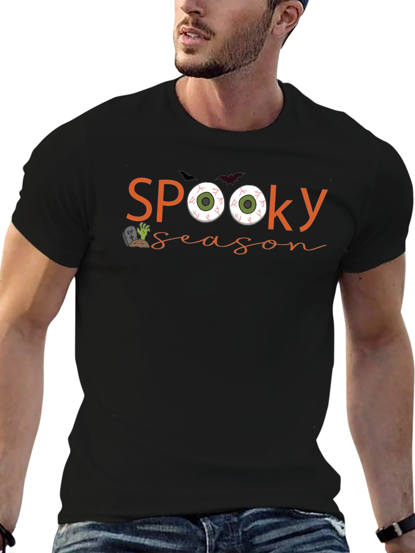 Spooky Season Graphic Tee - Halloween Style