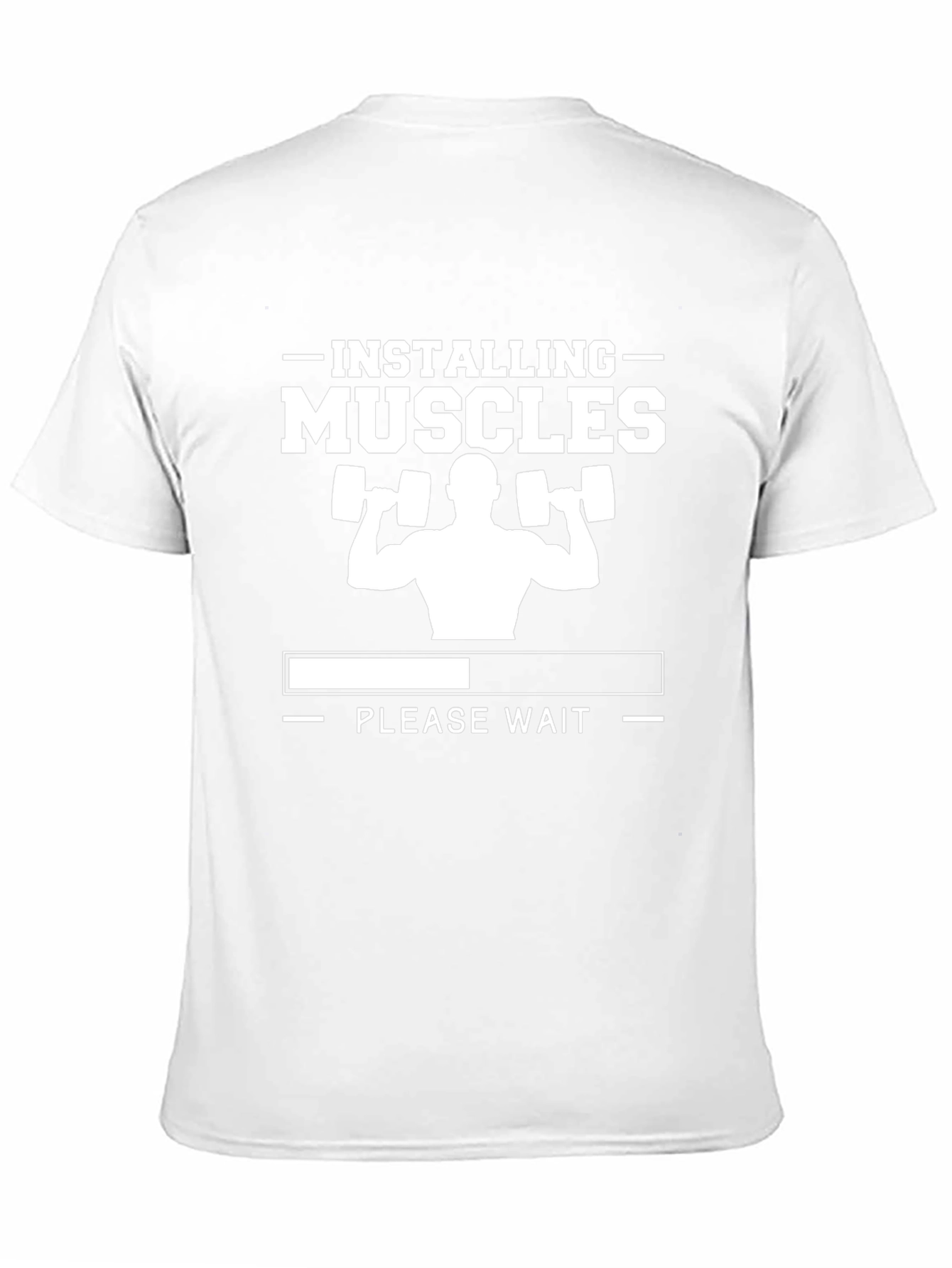 Installing Muscles Funny Gym T-Shirt