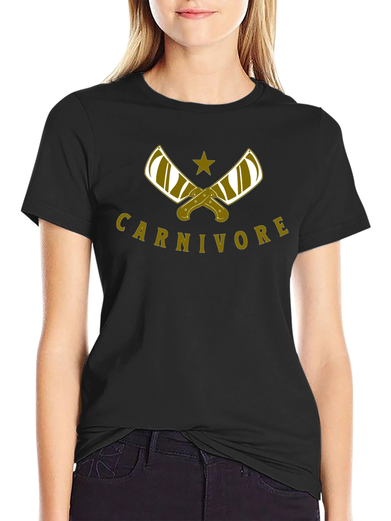 Carnivore Graphic T-Shirt - Black