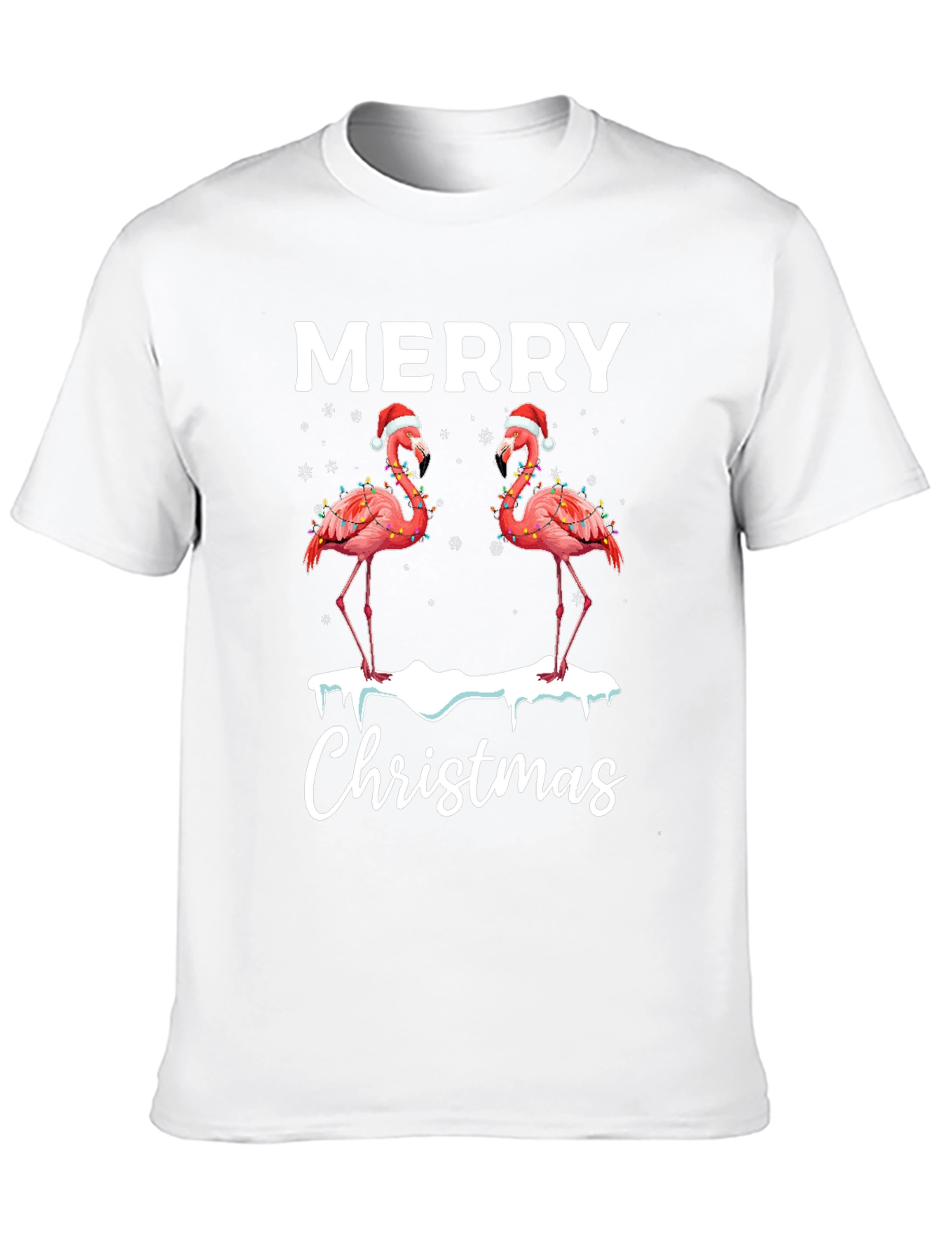 Merry Christmas Flamingo T-Shirt