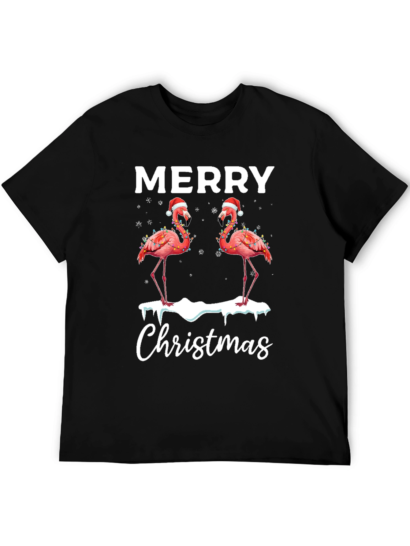 Merry Christmas Flamingo T-Shirt