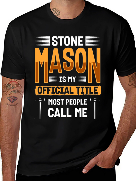 Stone Mason Official Title T-Shirt