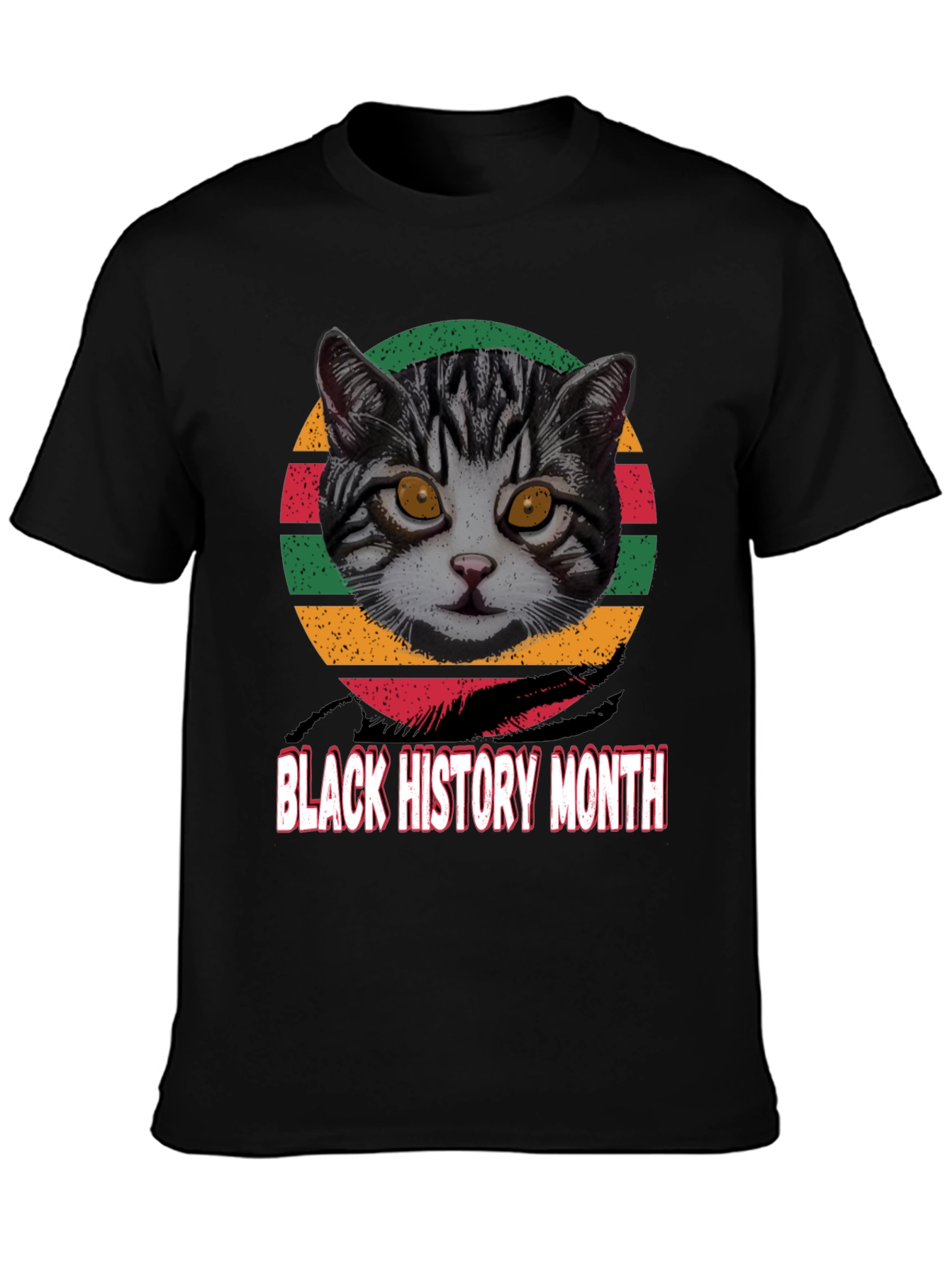 Black History Month Cat T-Shirt