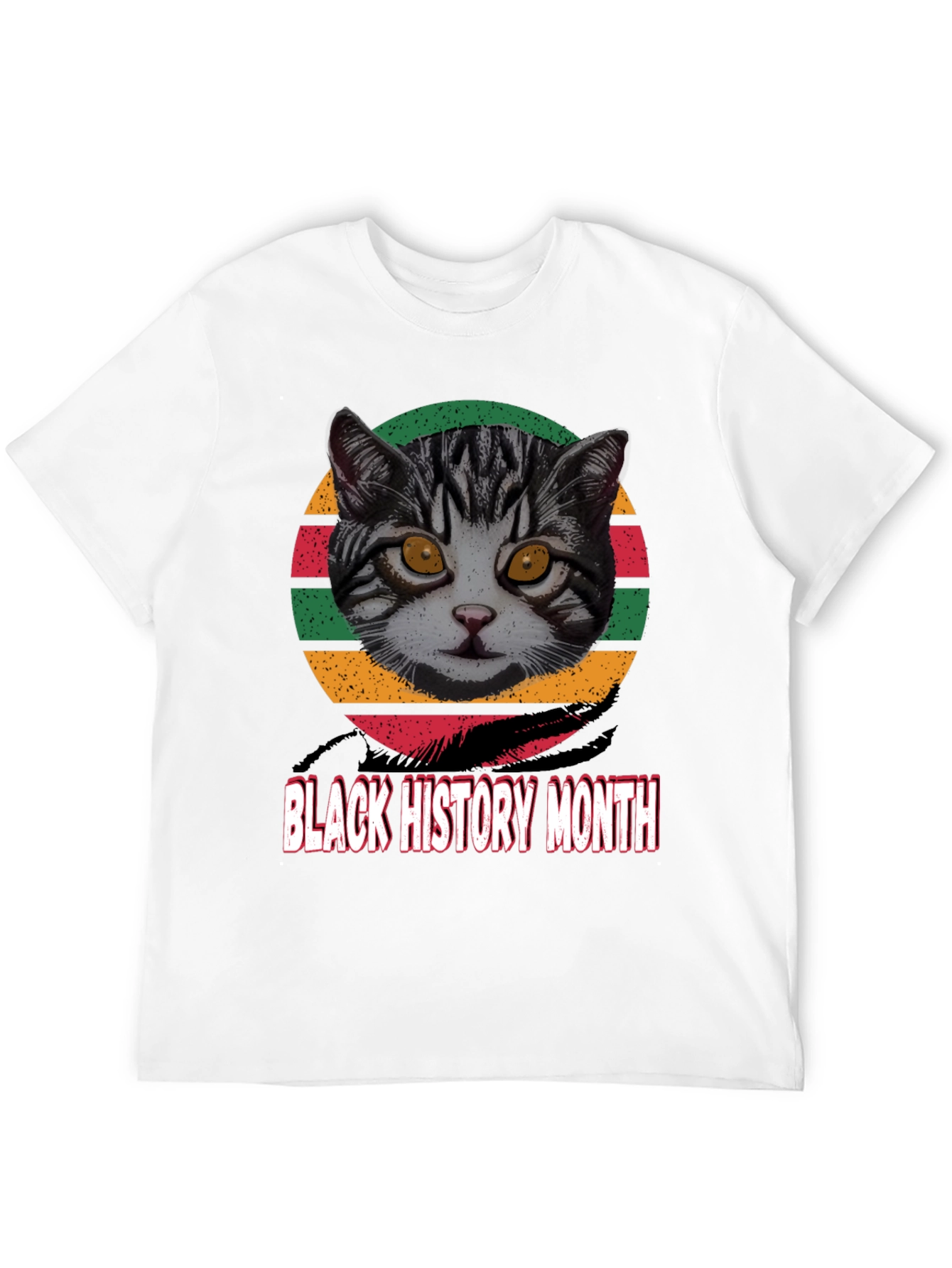 Black History Month Cat T-Shirt