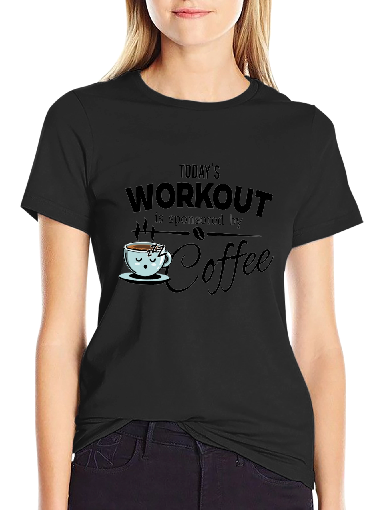 Workout Sponsored by Coffee T-Shirt