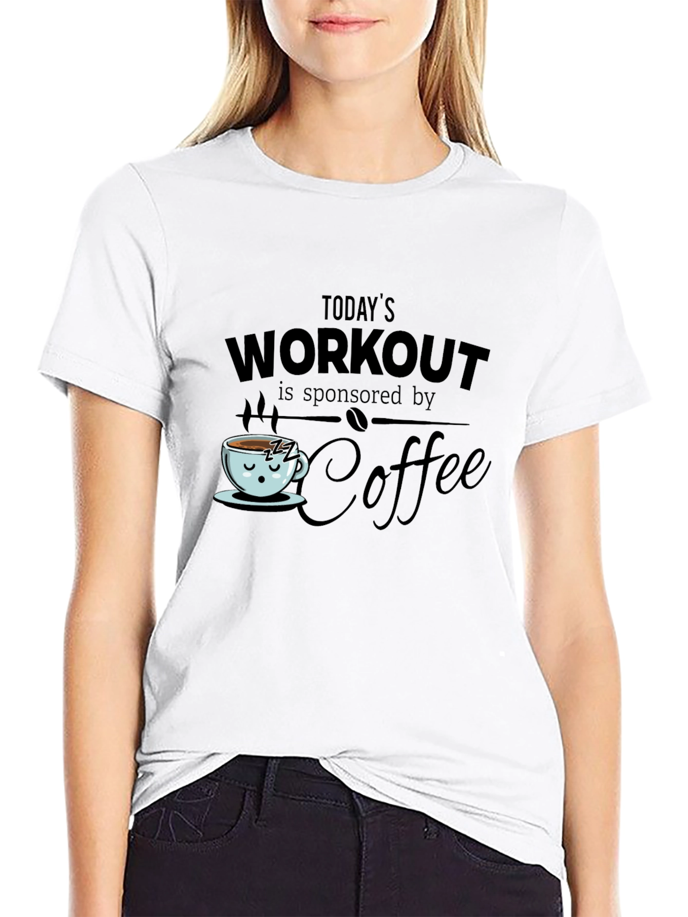 Workout Sponsored by Coffee T-Shirt