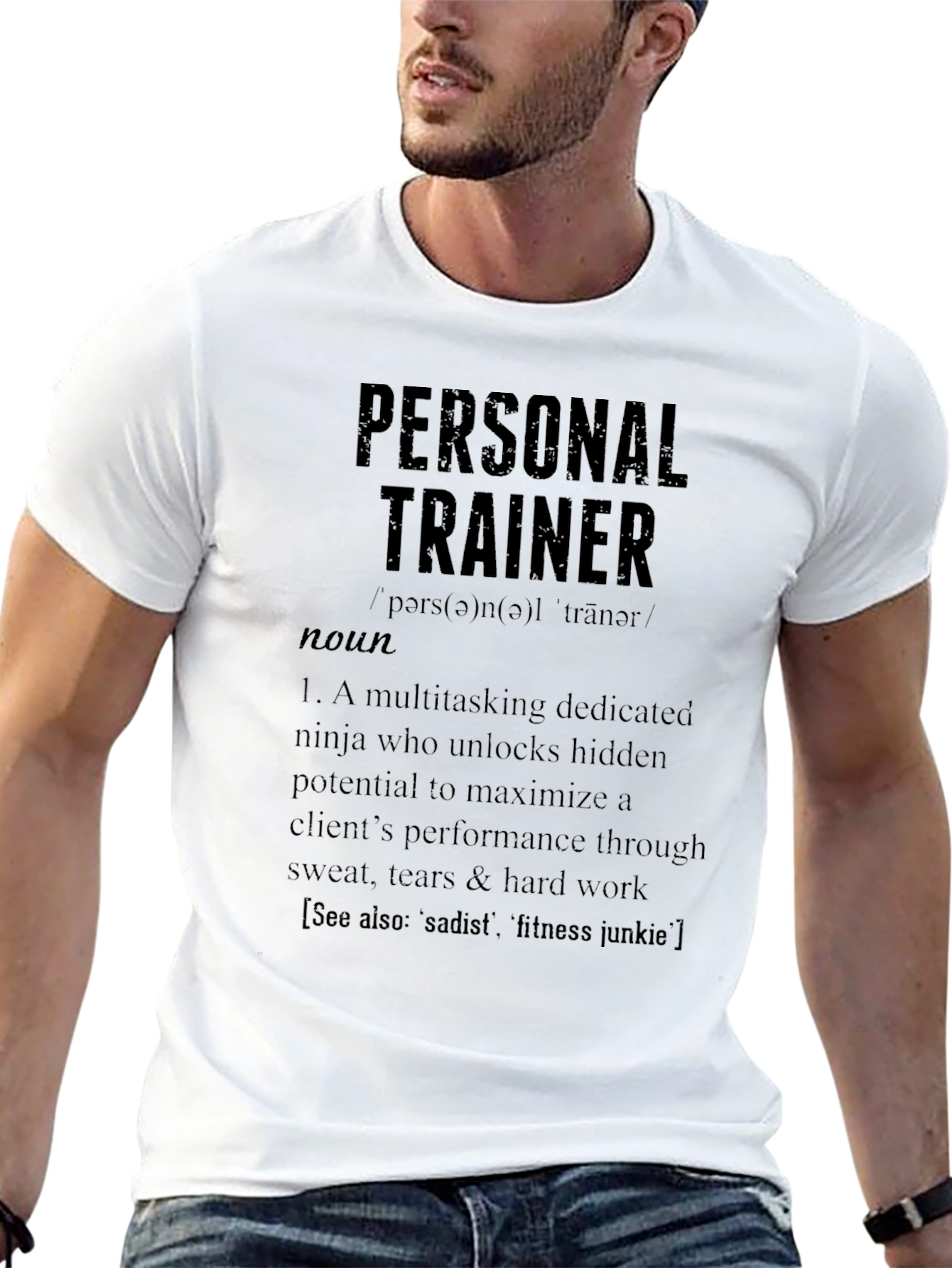 Personal Trainer Definition T-Shirt - Gym Workout Apparel