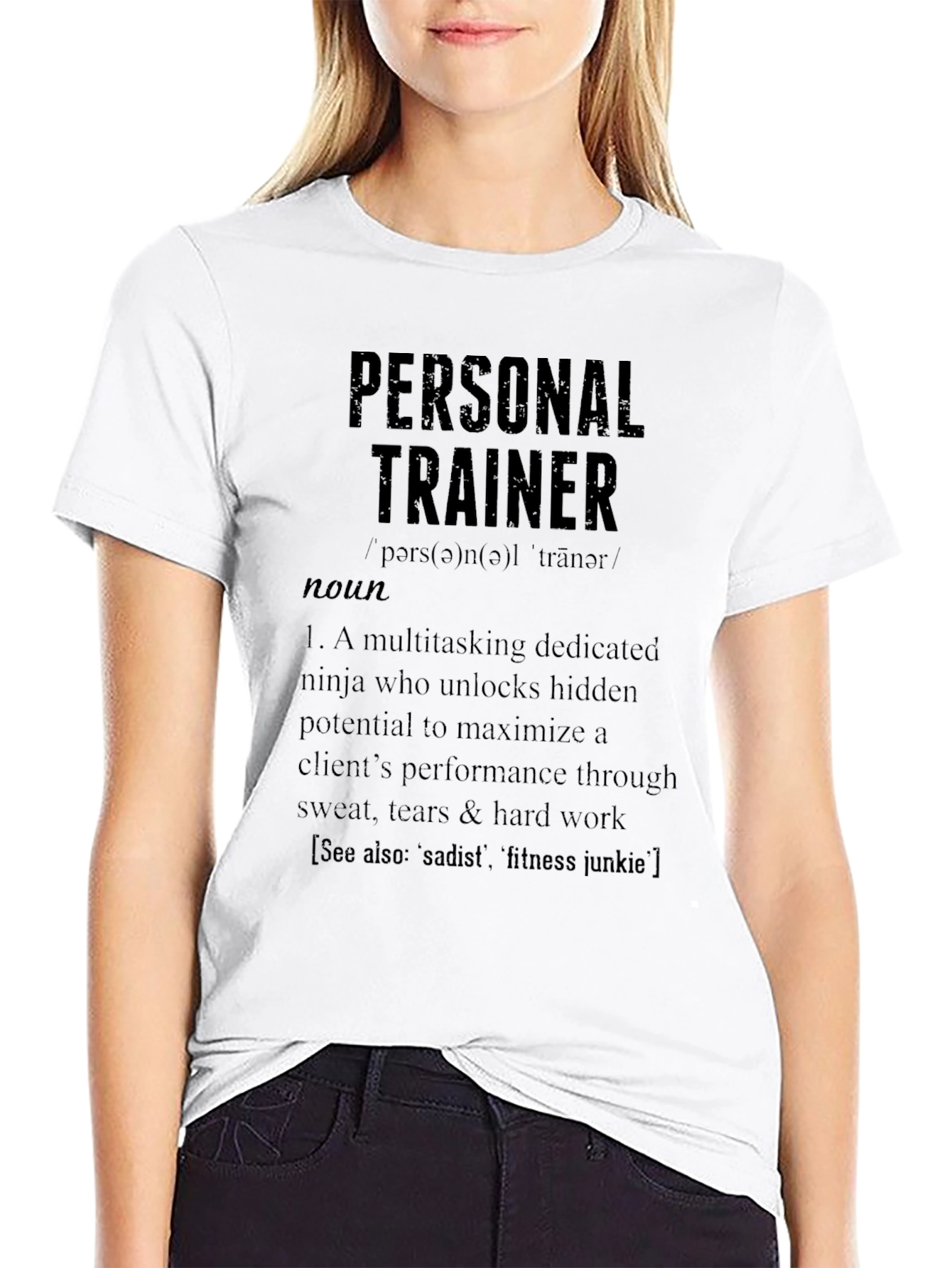 Personal Trainer Definition T-Shirt - Gym Workout Apparel