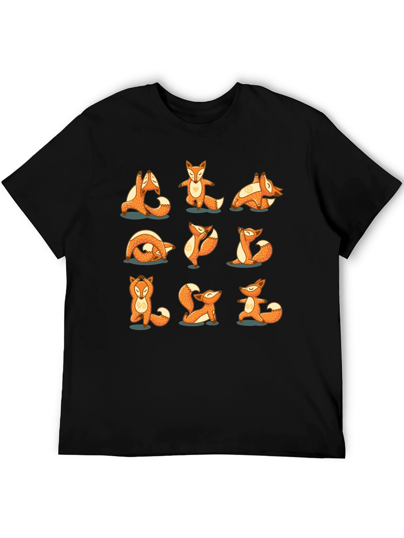 Yoga Fox T-Shirt: Peaceful Poses