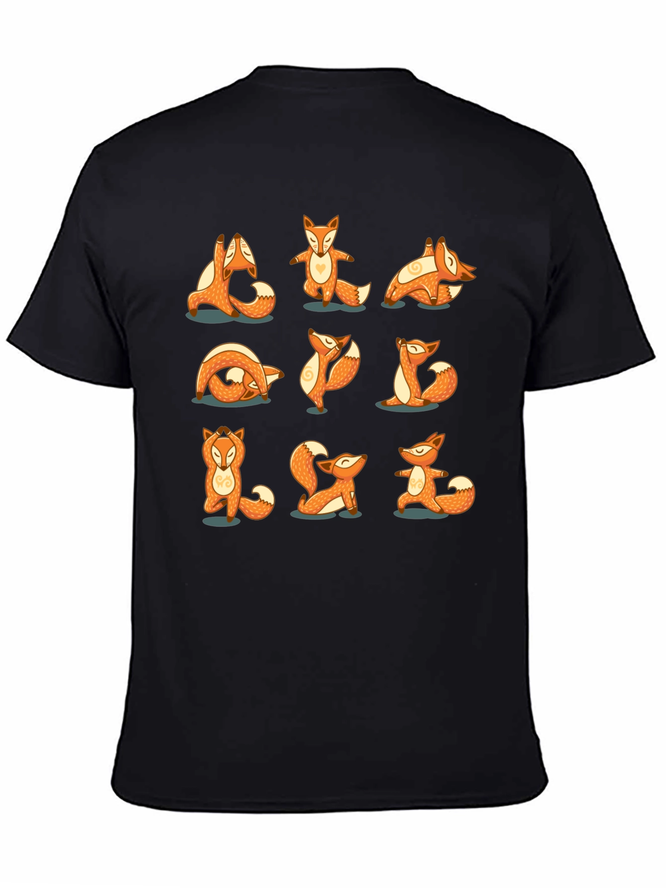 Yoga Fox T-Shirt: Peaceful Poses