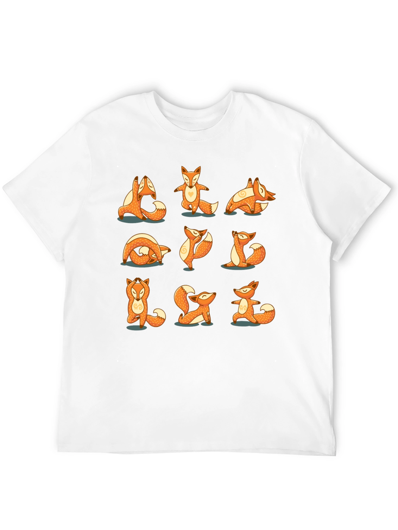 Yoga Fox T-Shirt: Peaceful Poses