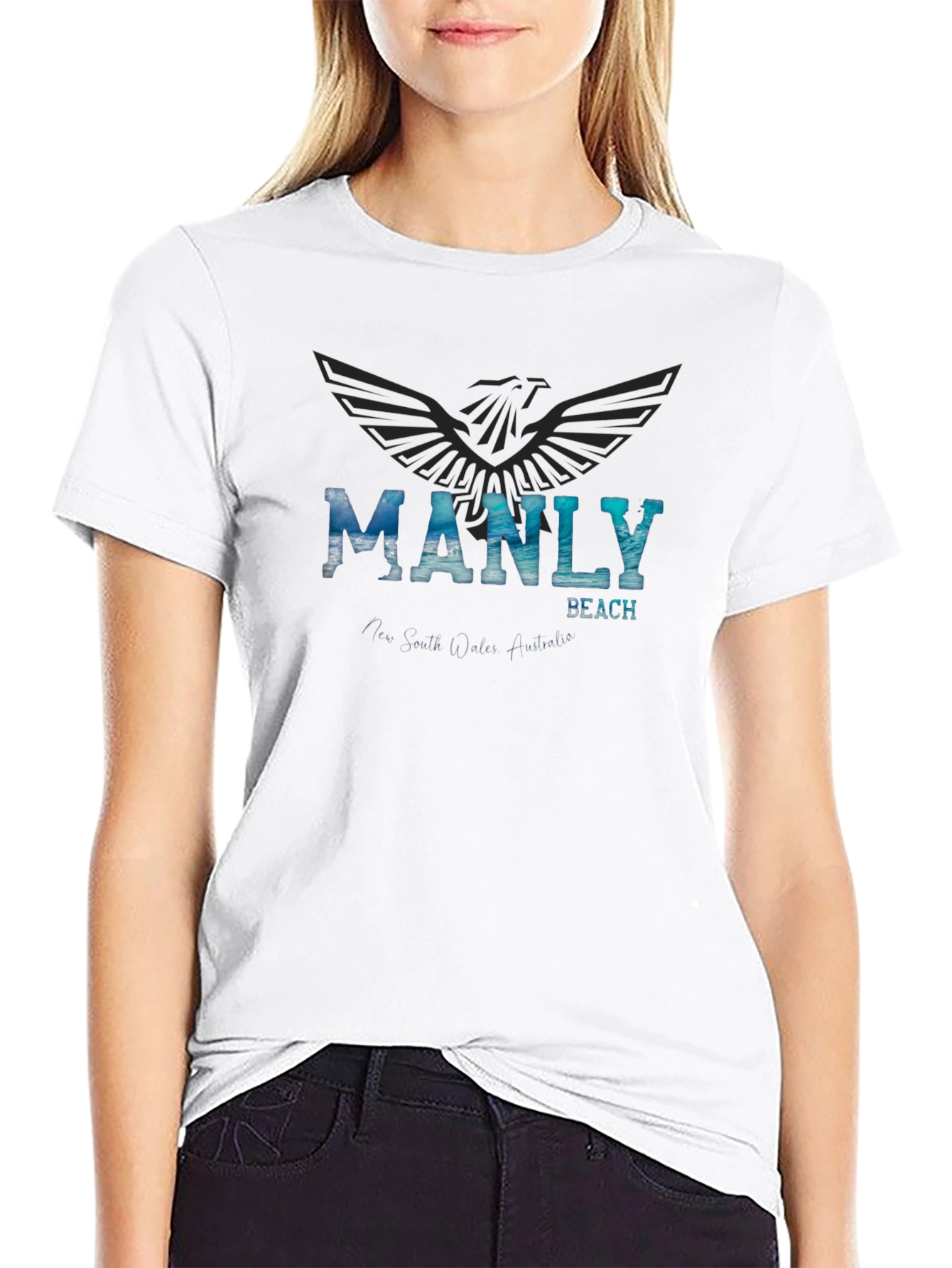 Manly Beach Graphic T-Shirt