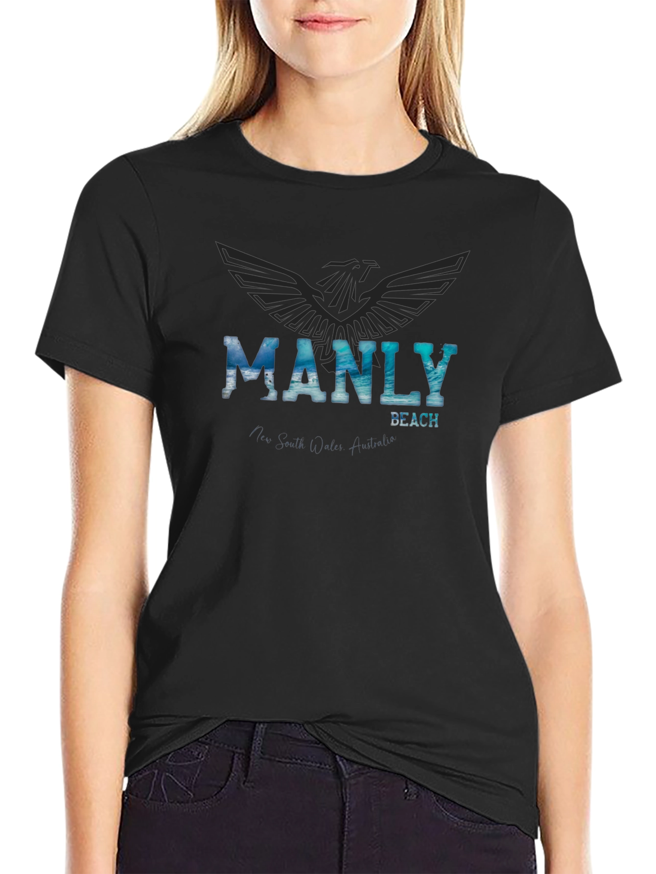 Manly Beach Graphic T-Shirt