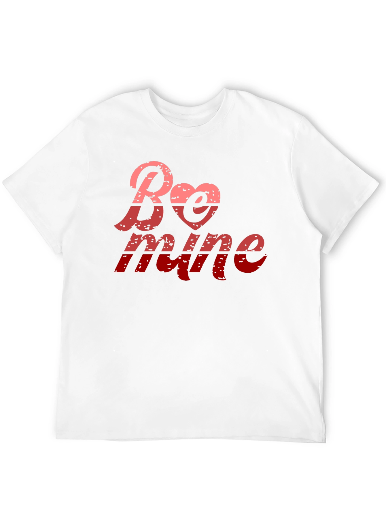 Be Mine Valentines Day Black T-Shirt