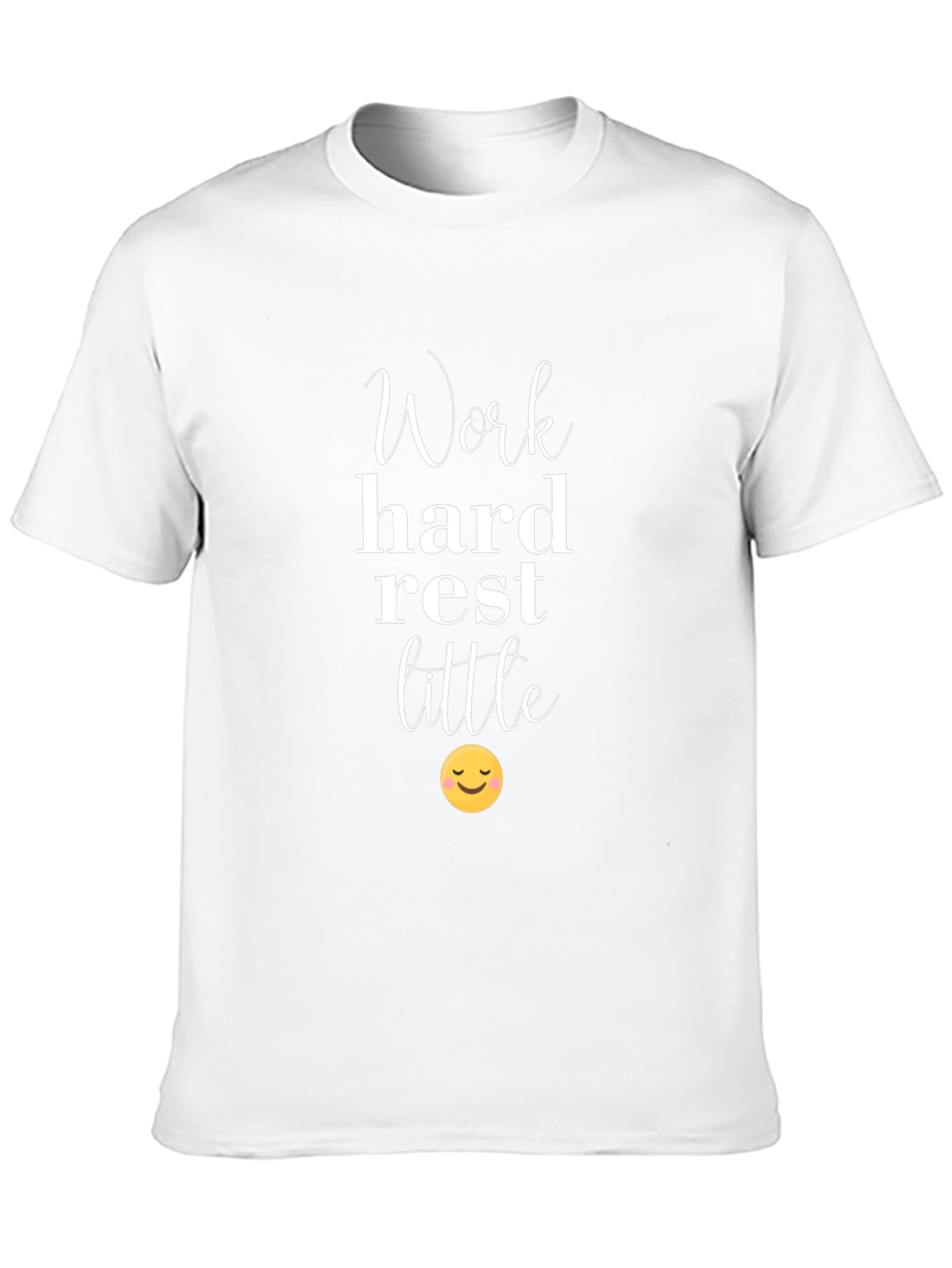 Work Hard Rest Little Black Graphic T-Shirt