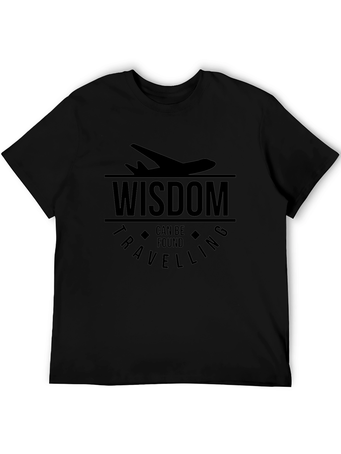 Wisdom Can Be Found Travelling Graphic Tee