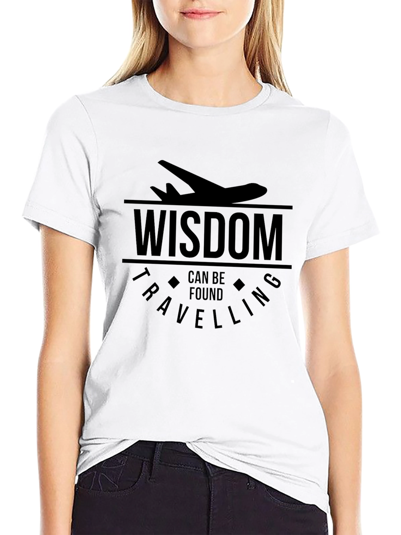 Wisdom Can Be Found Travelling Graphic Tee