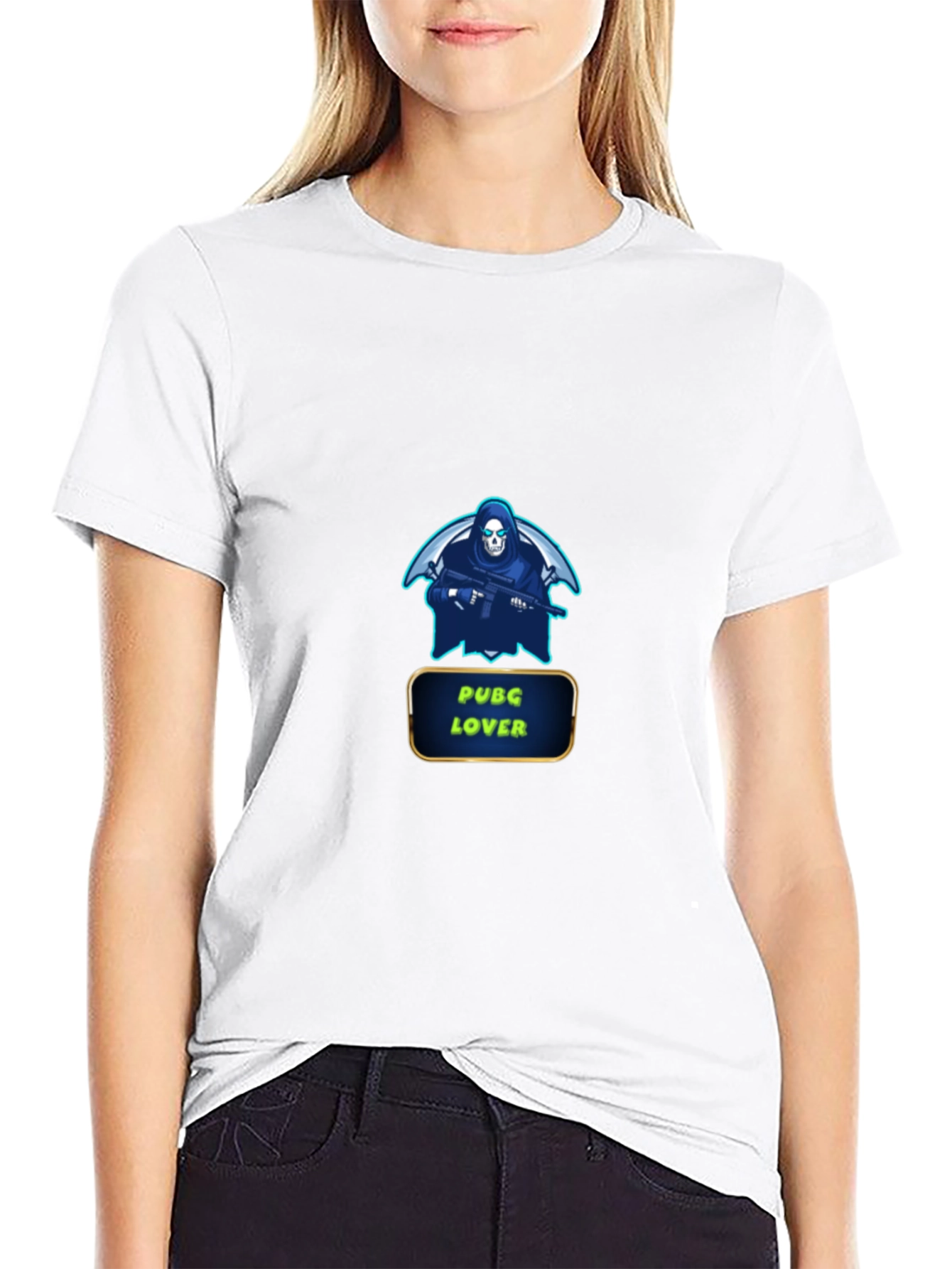PUBG Lover Graphic Black T-Shirt