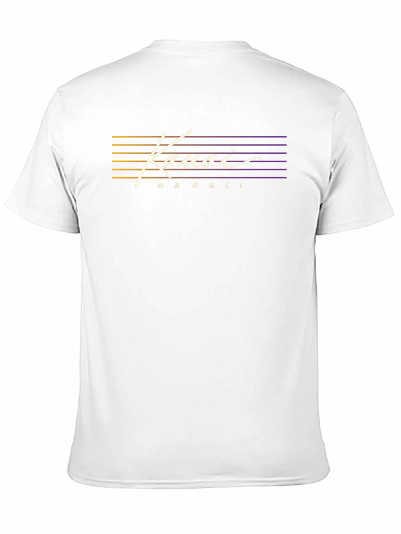 Kauai Hawaii Graphic Tee - Retro Style Black T-Shirt