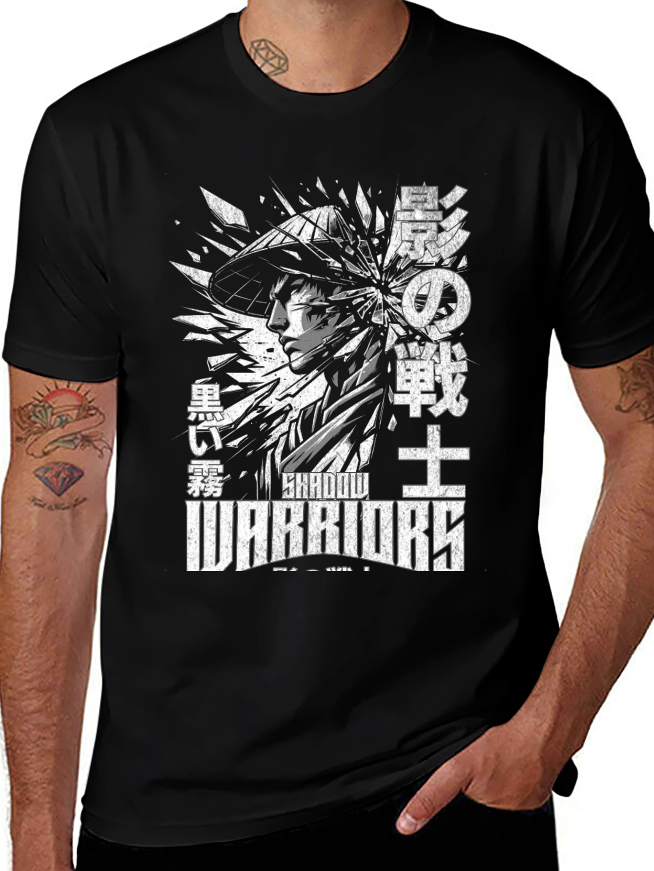 Shadow Warriors Graphic T-Shirt - Black