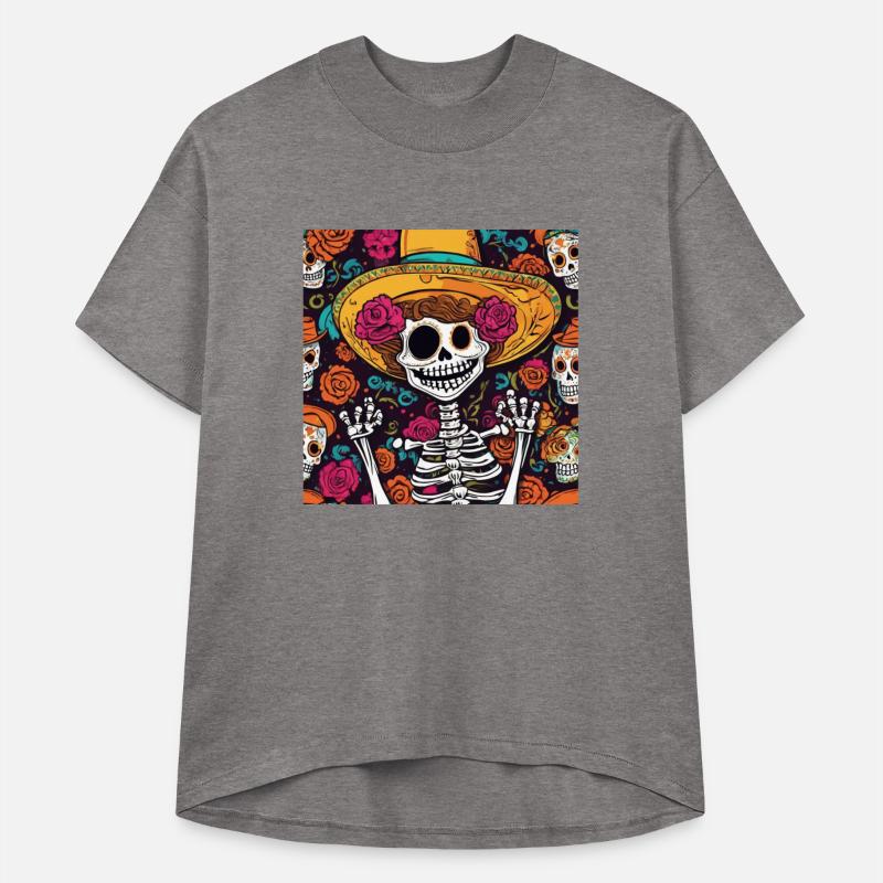 Mexican Sombrero Skeleton Art
