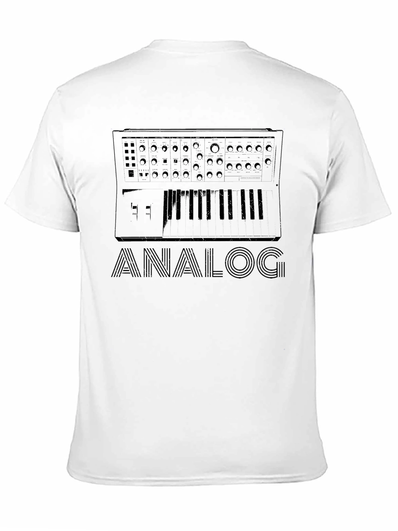 Analog Synth T-Shirt - Classic Synthesizer Design