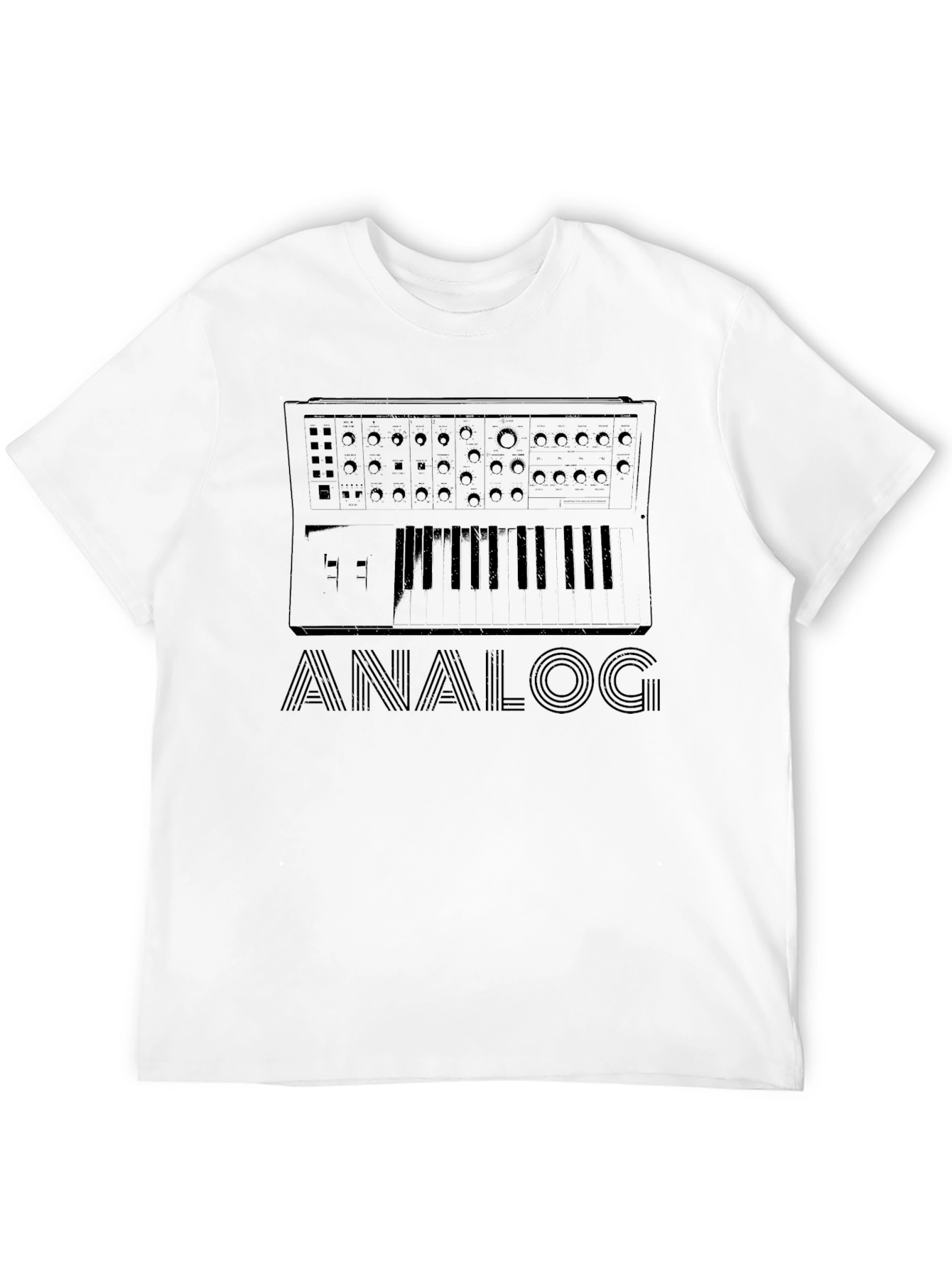 Analog Synth T-Shirt - Classic Synthesizer Design