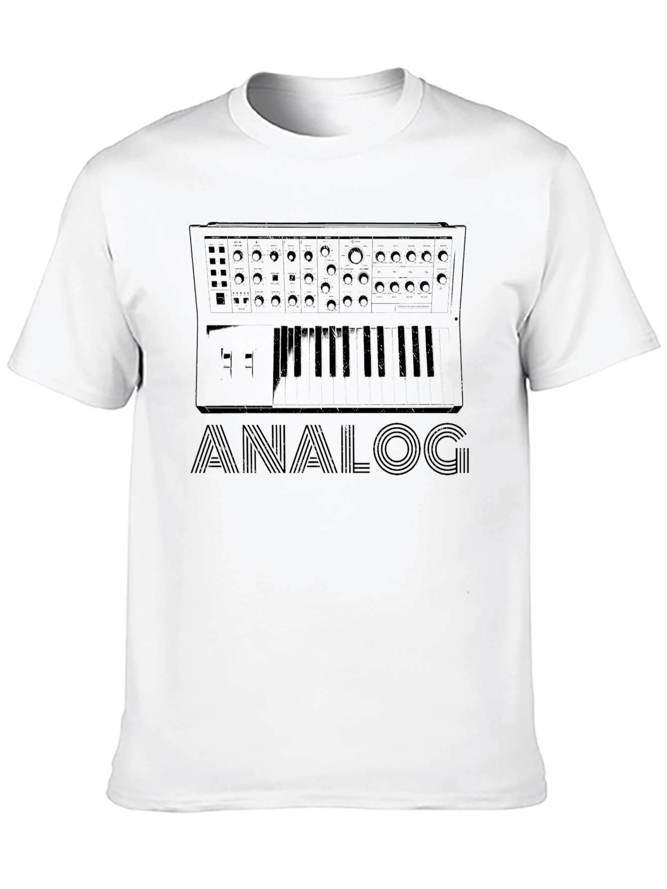 Analog Synth T-Shirt - Classic Synthesizer Design