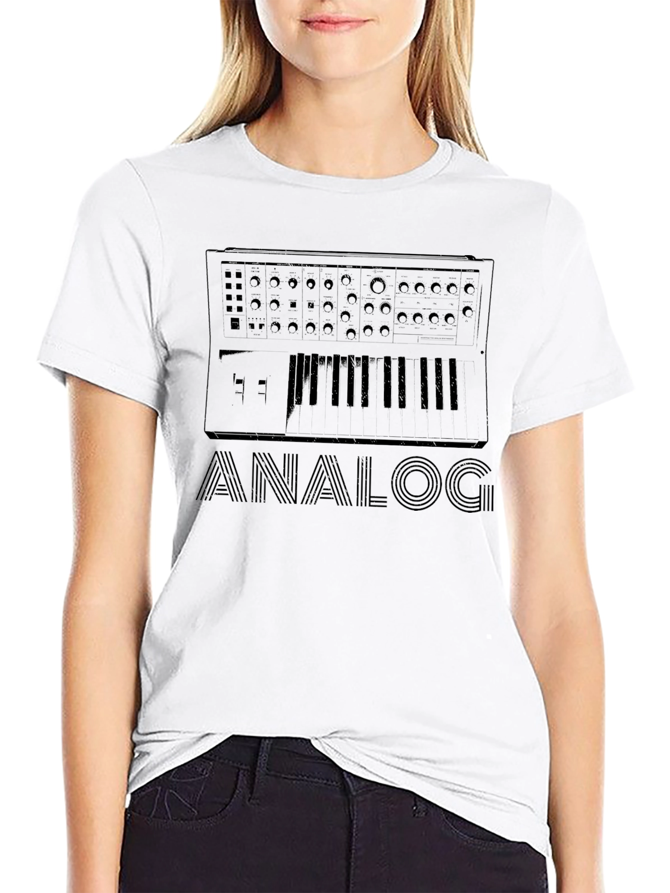Analog Synth T-Shirt - Classic Synthesizer Design