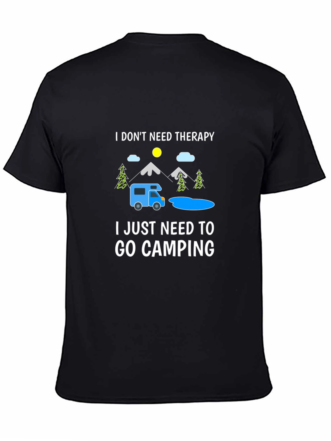 Camping Therapy T-Shirt: Outdoor Adventure Tee