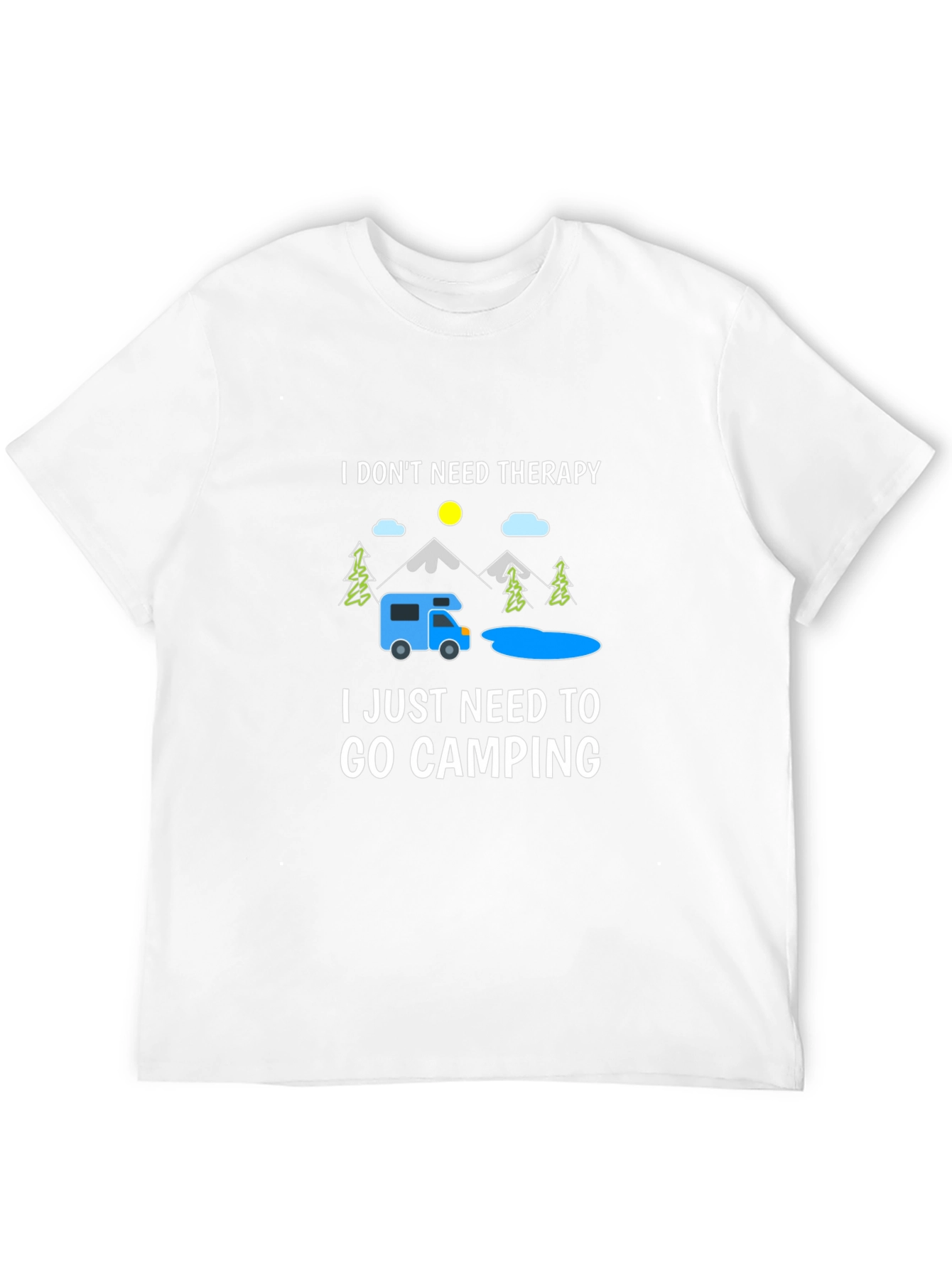 Camping Therapy T-Shirt: Outdoor Adventure Tee