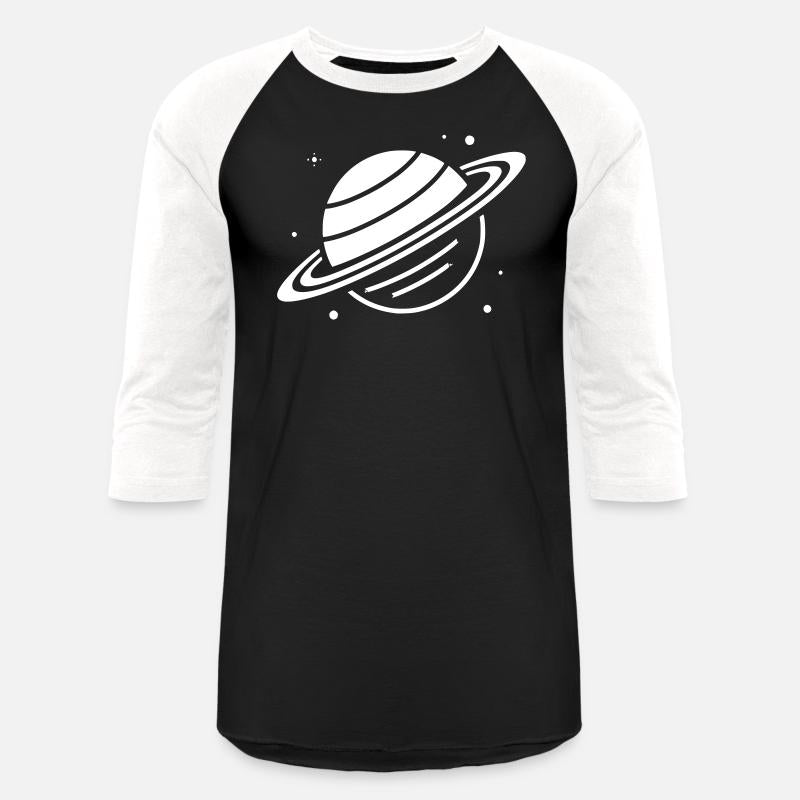 Minimalistic Saturn Planet Space Vector path34
