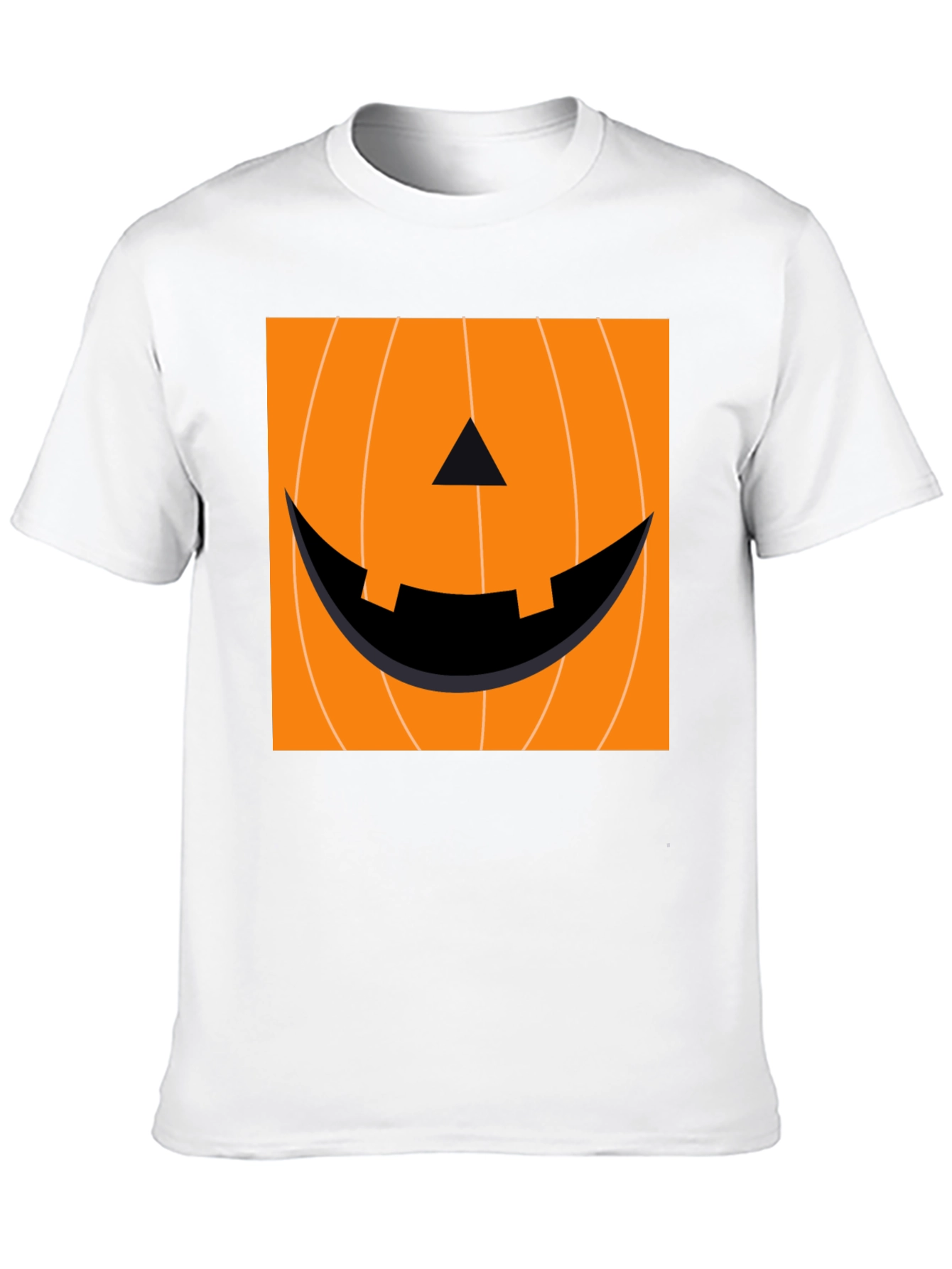 Halloween Pumpkin Face T-Shirt - Spooky Season Apparel