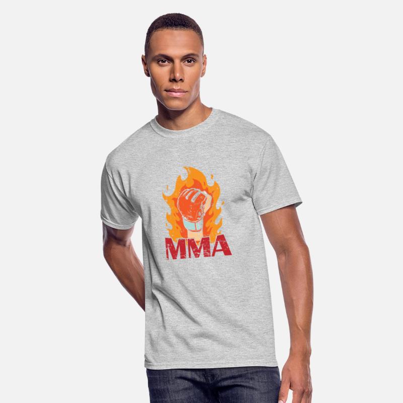 MMA burning Boxing Glove with Fire