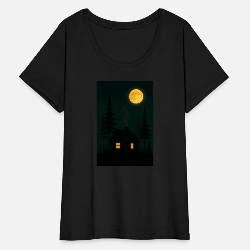 Moonlit Cabin Serenity
