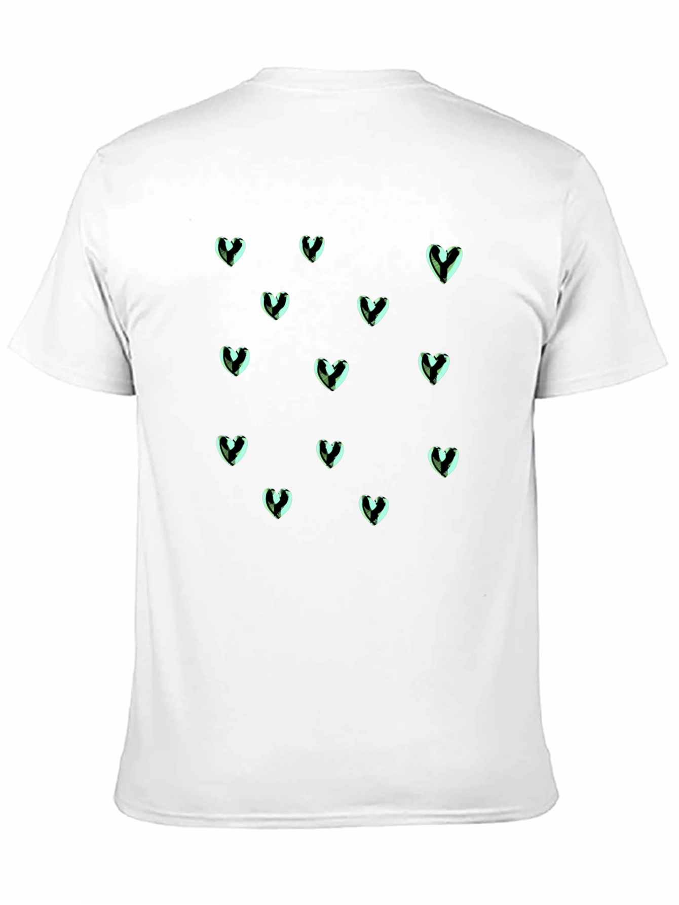 Heart Pattern T-Shirt - Stylish & Comfortable