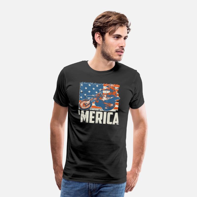 Motocross racer dirt bike 'Merica