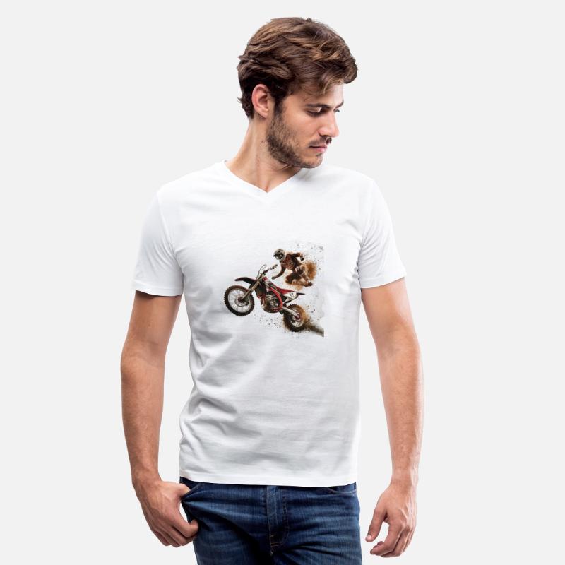 motocross rider and his bike