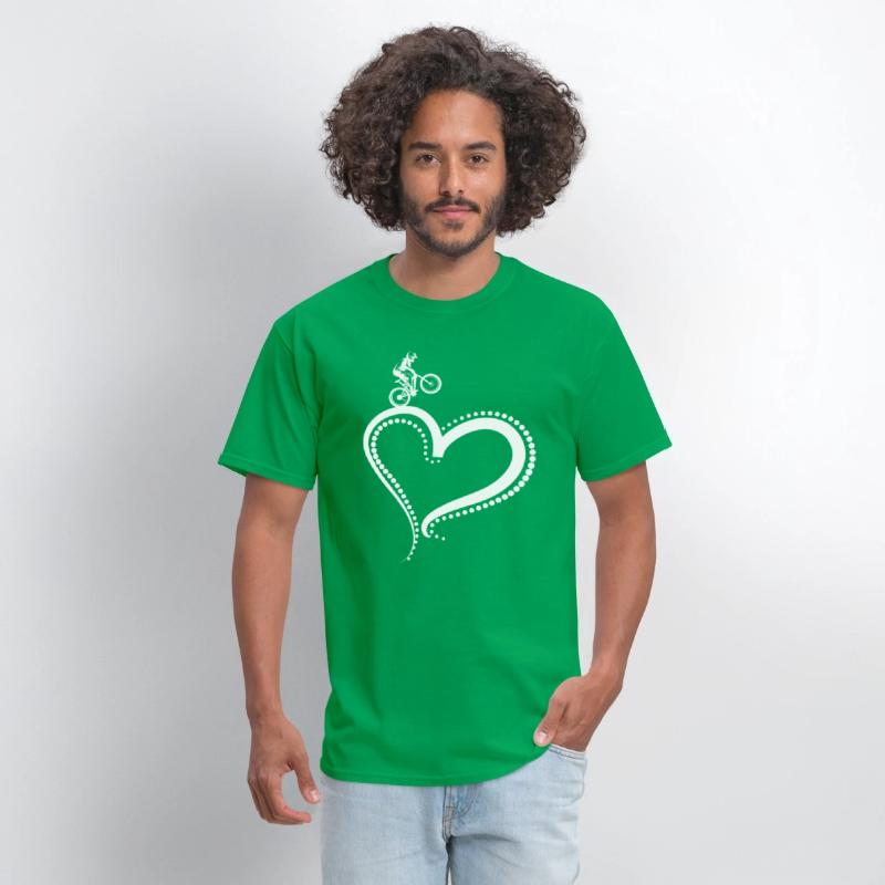 Mountain Biker Heart Adventure