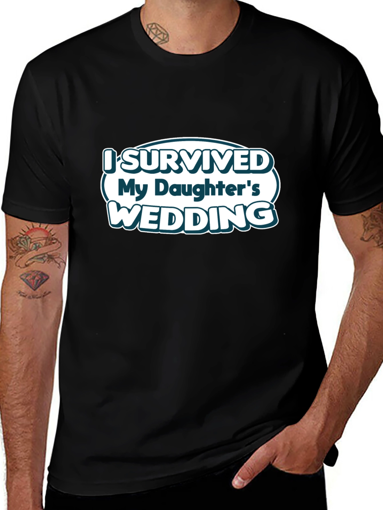 I Survived My Daughters Wedding T-Shirt