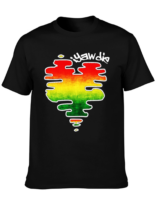 Yawdie Rasta Heart T-Shirt - Reggae Vibe