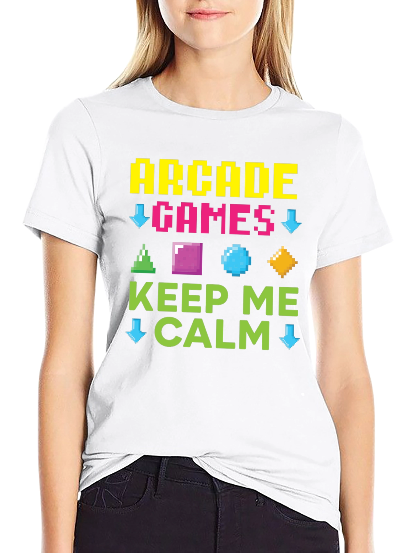 Arcade Games Keep Me Calm Graphic Tee